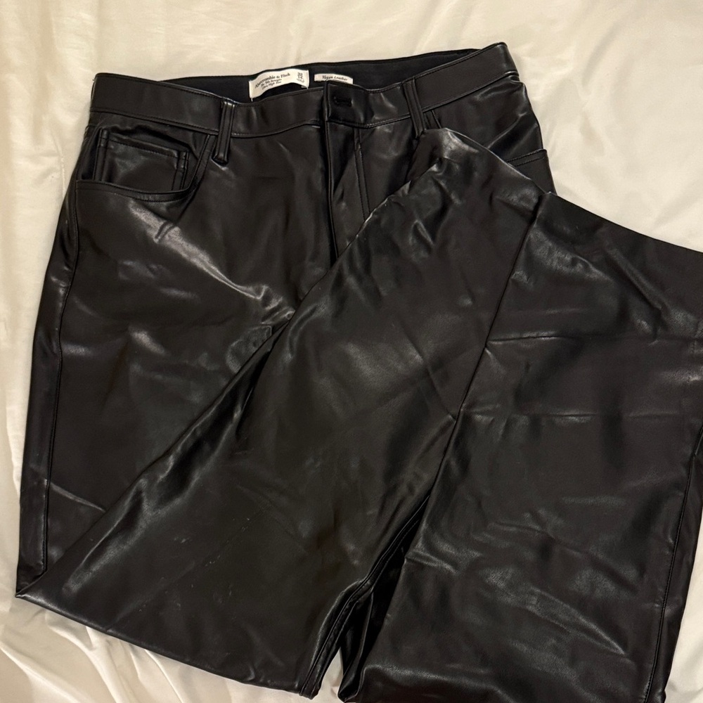 Abercrombie & Fitch Vegan Leather Pants